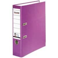 Falken Ordner A4 80 mm Violet 2 ringen 11285251 Karton, PP (Polypropeen) Gerecycled