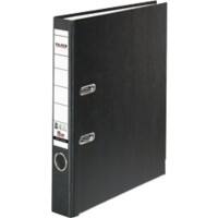 Falken Smal Ordner A4 50 mm Zwart 2 Ringen 11285285 Karton, PP (Polypropeen) Gerecycled