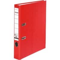 Falken Smal Ordner A4 50 mm Rood 2 Ringen 11285293 Karton, PP (Polypropeen) Gerecycled