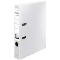 Falken Smal Ordner A4 50 mm Wit 2 Ringen 11286341 Karton, PP (Polypropeen) Staand Gerecycled