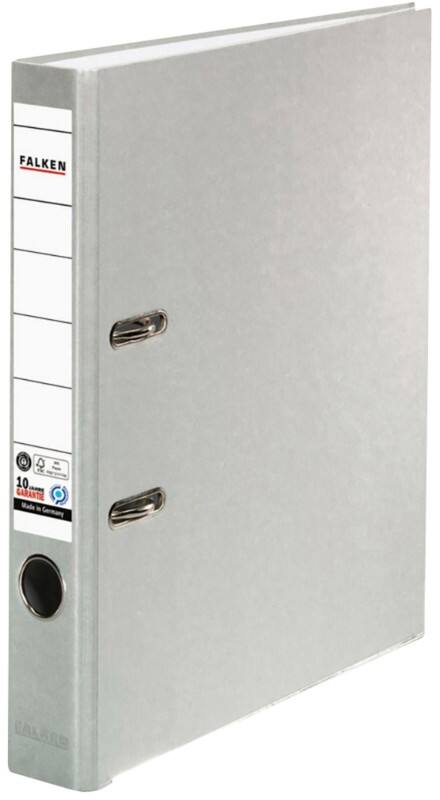 Falken Smal Ordner A4 50 mm Grijs 2 Ringen S124714 Kunststof Staand