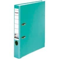 Falken Recyclor Smal Ordner A4 50 mm Turkoois 2 Ringen 11286366 Karton, PP (Polypropeen) Gerecycled