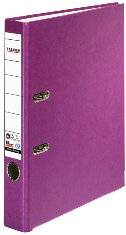 Falken Smal Ordner A4 50 mm Violet 2 Ringen 11286515 Kunststof
