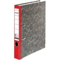Falken Smal Ordner A4 50 mm Rood 2 Ringen S50 Karton Wolkenmarmer