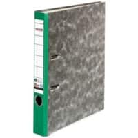 Falken Smal Ordner A4 50 mm Groen 2 Ringen S50 Karton Wolkenmarmer