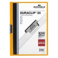 DURABLE Duraclip Klemmap 30 Vellen A4 Oranje