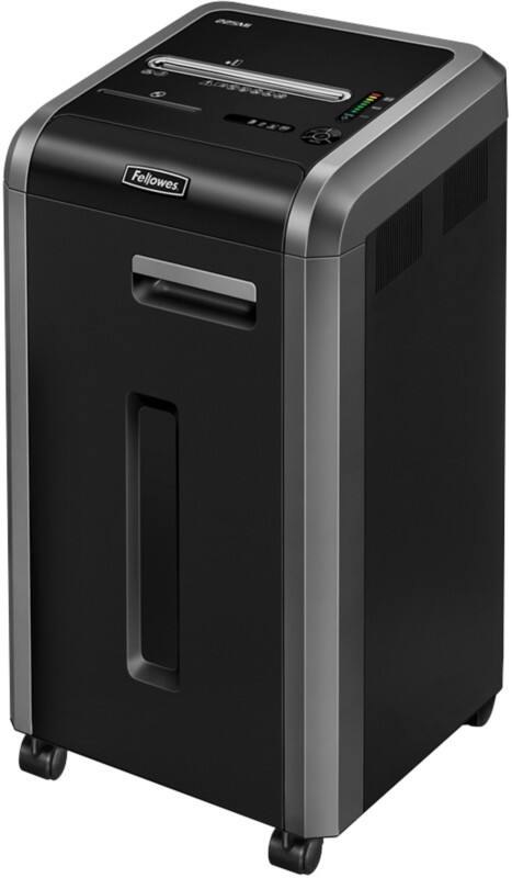 Fellowes Powershred Papierversnipperaar 15 Vellen Microsnippers Veiligheidsniveau P-5, O-1, T-5 60 l 225Mi