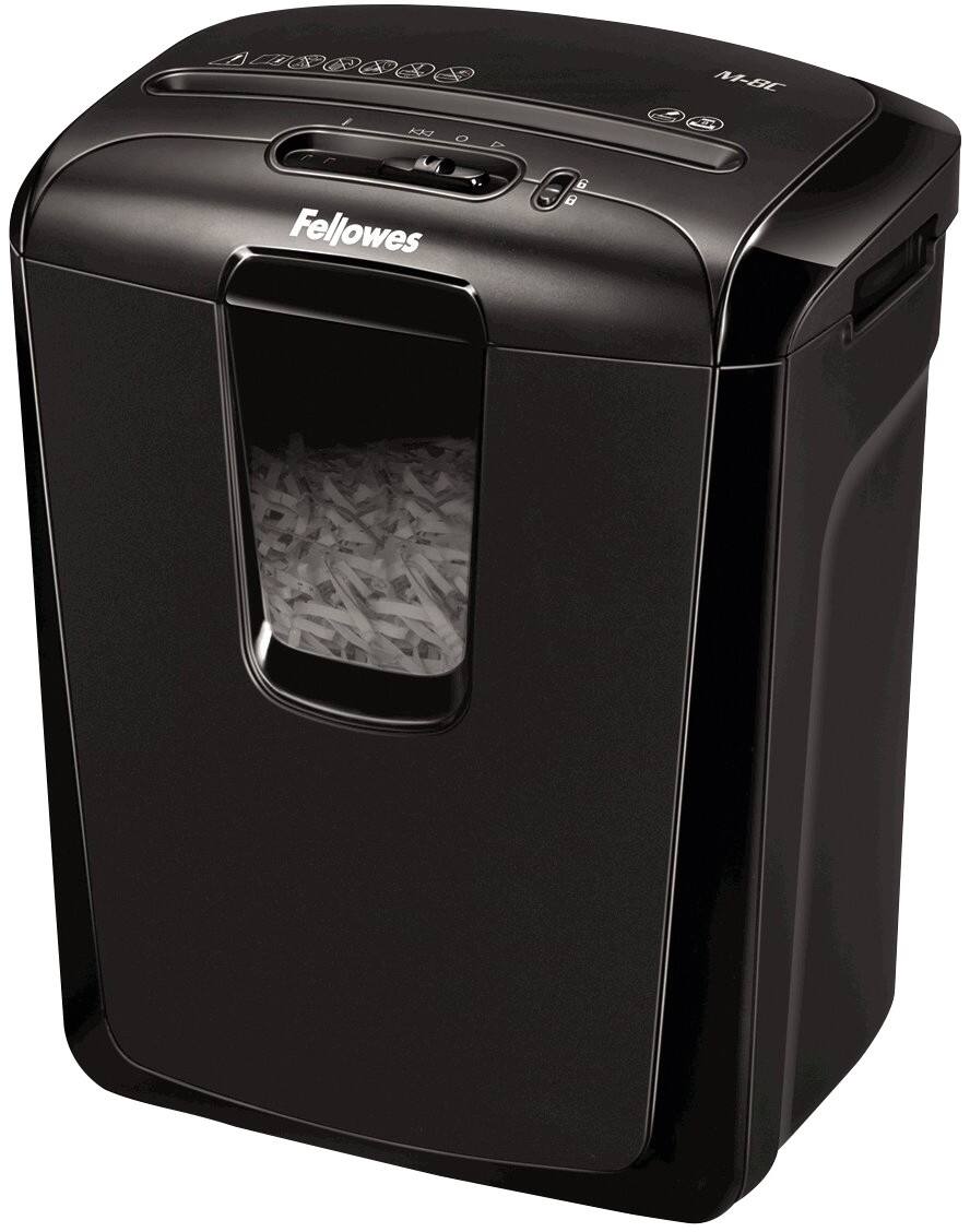 Fellowes Powershred M-8C Snippers Papierversnipperaar Veiligheidsniveau P-4 8 vel