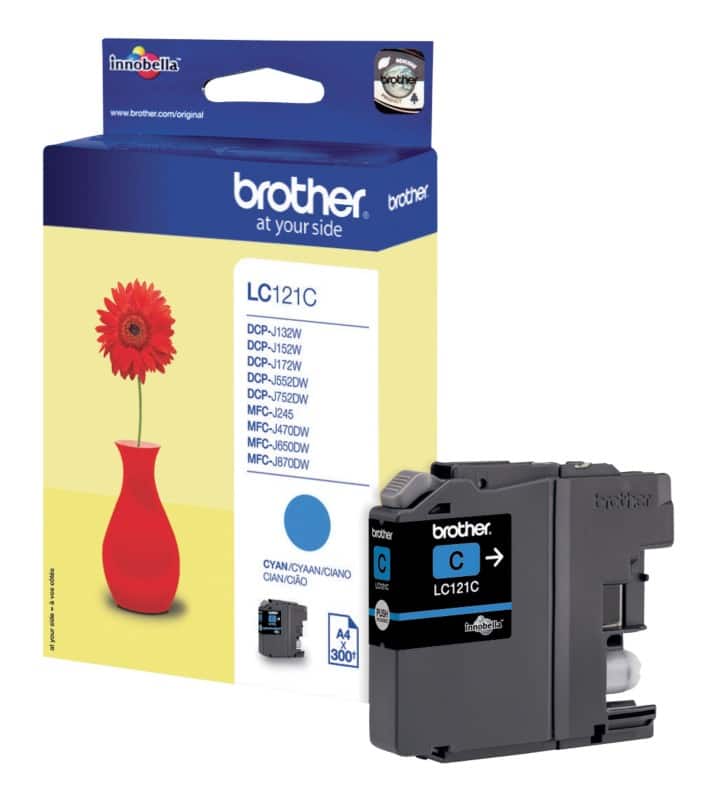 Brother LC121C Origineel Inktcartridge Cyaan