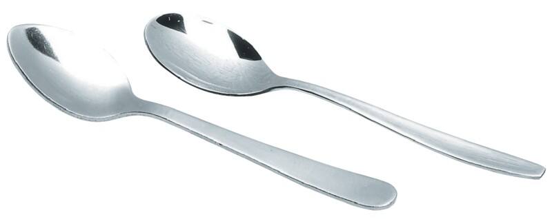 Theelepels Chroomnikkel, staal Chroom 12 Stuks