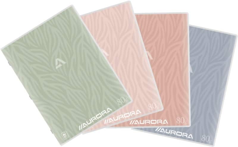 AURORA PT18L Schrift Assorti Gelinieerd A4+ 80 g/m²