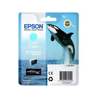 Epson T7605 Origineel Inktcartridge C13T76054010 Cyaan
