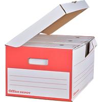 Office Depot Archiefdozen Wit Karton 54,5 x 35,4 x 25,5 cm 10 Stuks