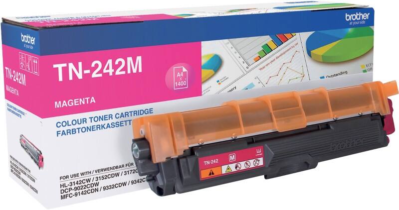 Brother TN-242M Origineel Tonercartridge Magenta