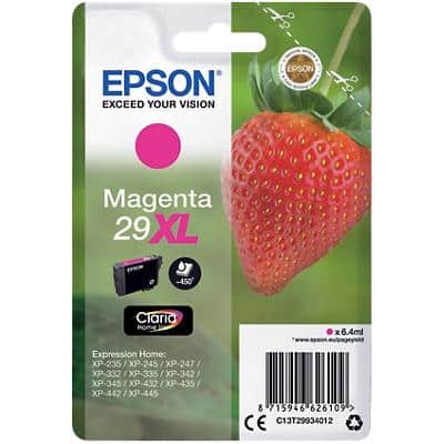 Epson 29XL Origineel Inktcartridge C13T29934012 Magenta
