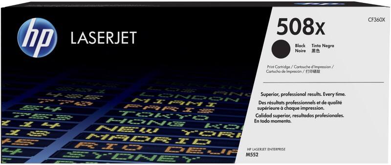 HP 508X originele tonercartridge CF360X zwart