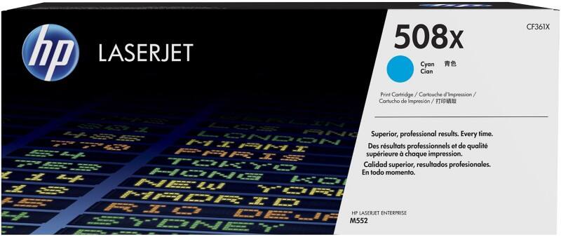 HP 508X originele tonercartridge CF361X cyaan