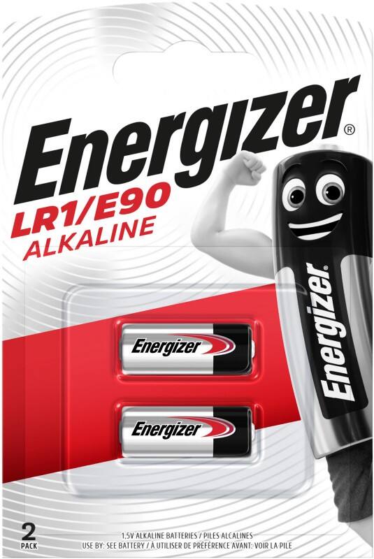 Energizer Batterij Alkaline LR1 Alkaline 1.5 V 2 Stuks