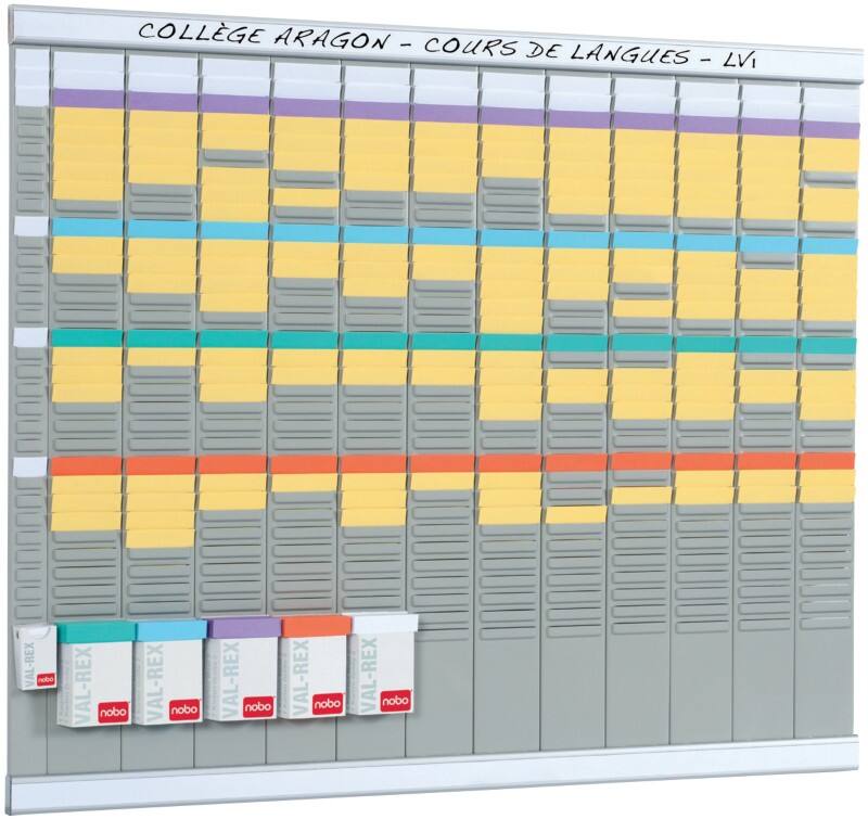 Nobo Jaarplanner 2990700 Kleurenassortiment 77,2 x 66 cm