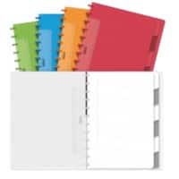 Adoc Colourlines A4 Ring Gebonden Schrift Kleurenassortiment Polypropylene Kaft Gelinieerd 72 vellen