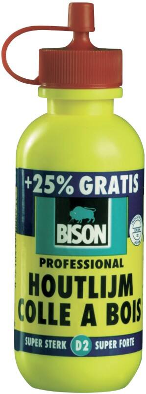 Bison Professional Houtlijm Niet-permanent Wit 60 g