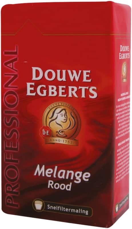 Douwe Egberts Snelfilterkoffie Melange rood 250 g
