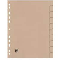 OXFORD Touareg Tabbladen 1 tot 10 A4 Bruin 10 tabbladen Karton