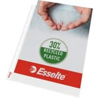 Esselte Showtassen A4 Generfd Transparant 70 micron PP (Polypropeen) Boven 11 Gaten 237520T 100 Stuks