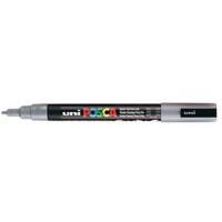uni-ball PC3MG Paintmarker Fijne punt Grijs