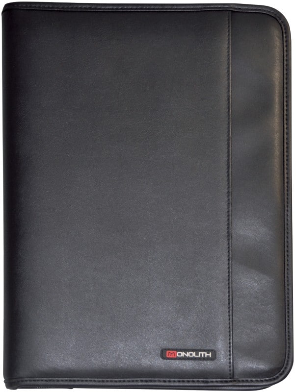 Monolith Conferentiemap met ritssluiting 2926 26 x 4,2 x 35,7 cm Zwart