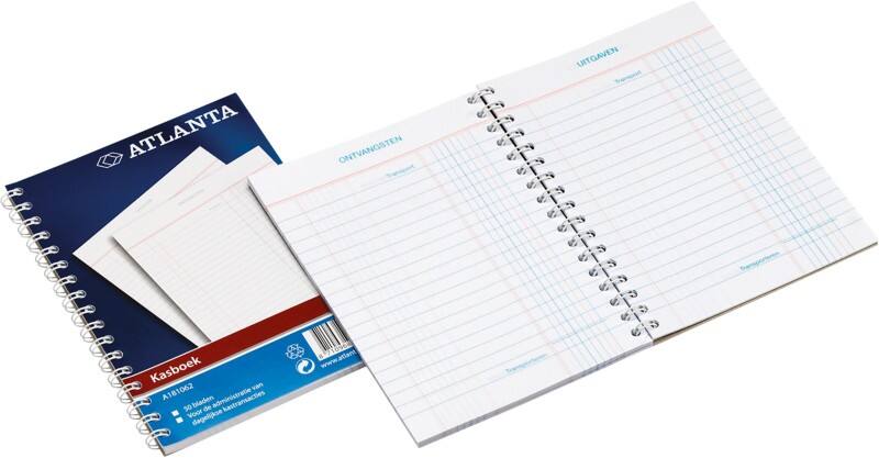 Djois 181062 Kasboek Blauw, rood A6 50 Vellen