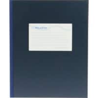 Atlanta Schrift Speciaal Gelinieerd Gebonden Karton Blauw 128 Pagina's
