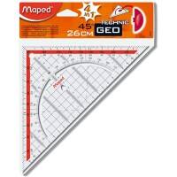 Maped Geodriehoek Plastic 26 cm Transparant