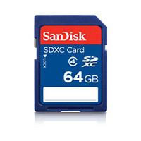 SanDisk SD Geheugenkaart SDXC CLASS 4 64 GB Blauw