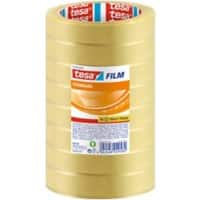 tesa Verpakkingstape tesafilm 57208 Transparant 19 mm (B) x 66 m (L) PP (polypropeen) Hoog geluidsniveau 8 Rollen