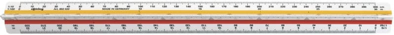 Rotring Schaallat 802020 Wit 30 cm