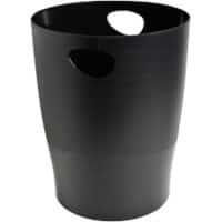 Exacompta Prullenbak 15 l Zwart PP (polypropeen) Ecobin Linicolor