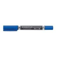 STAEDTLER Lumocolor Duo 348 Permanent marker Medium Ronde punt 0,6 - 1,5 mm Blauw Navulbaar