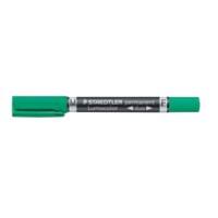 STAEDTLER Lumocolor Duo 348 Permanent marker Medium Ronde punt 0,6 - 1,5 mm Groen Navulbaar