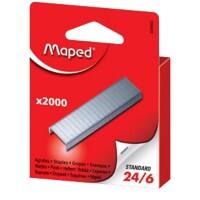Maped 24/6 Nietjes 324402 Staal Zilver 2000 Nietjes