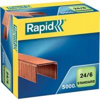 Rapid Rapid 24/6 Nietjes 2486000 Koper Bruin 5000 Nietjes