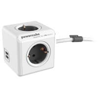 Allocacoc PowerCube USB Extended 4 Stopcontacten