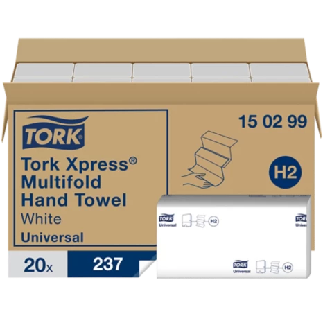 Tork handdoek H2 M-vouw 