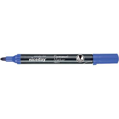 Niceday PBM1.5 Marker Medium Ronde punt 1.5 mm Blauw Waterproof