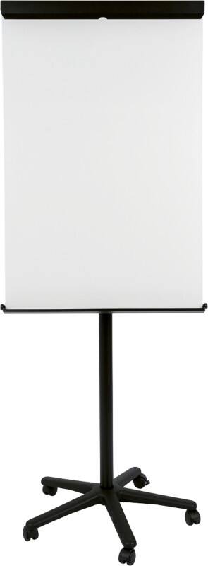 Bi-Office Mobiele flipchart Staal 75 (B) x 200 (H) cm Zwart