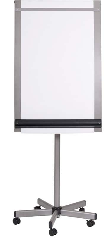 Bi-Office Mobiele flipchart Staal 70 (B) x 195 (H) cm Grijs