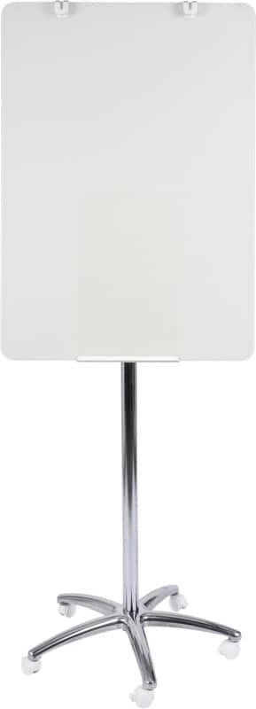 Bi-Office Business Mobiele flipchart Glas 75 (B) x 185 (H) cm Wit