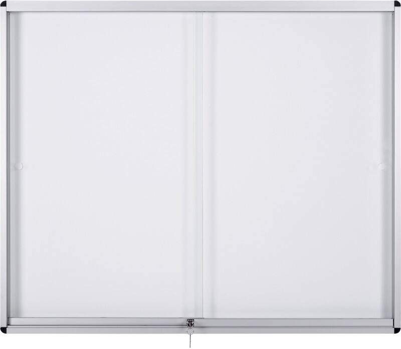 Bi-Office Exhibit Indoor 
Vergrendelbaar notitiebord Magnetisch 8 x A4 96,7 (B) x 70,6 (H) cm Wit