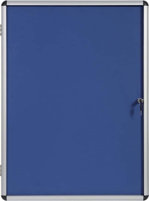 Bi-Office Enclore Indoor Vitrine Niet magnetisch 16 x A4 Ja 94 (B) x 128,8 (H) cm Blauw