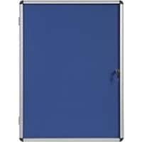 Bi-Office Enclore Indoor Vitrine Niet magnetisch 16 x A4 Ja 94 (B) x 128,8 (H) cm Blauw